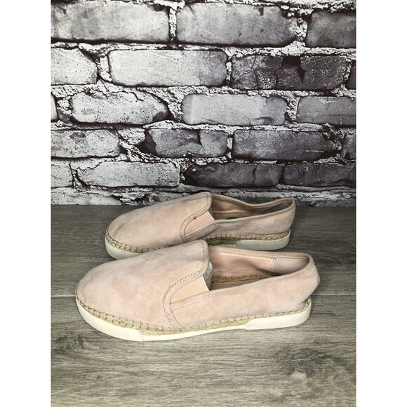 VINCE CAMUTO Tambie Blush Pink Suede Leather Espadrille Loafers Women 8M US/38.5 - Picture 8 of 16